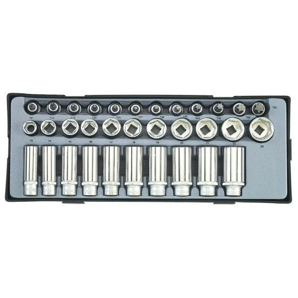 3/8" Набор головок 33 пр. (FORCE T3331)