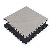 Напольное двустороннее покрытие GREY та BLACK 60*60cm*2cm (D) 3D-Panda-1843