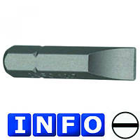 1/4" Біта шліцьова (SL) 0.8х4 мм, L = 30 мм (INFO 9233004 I)