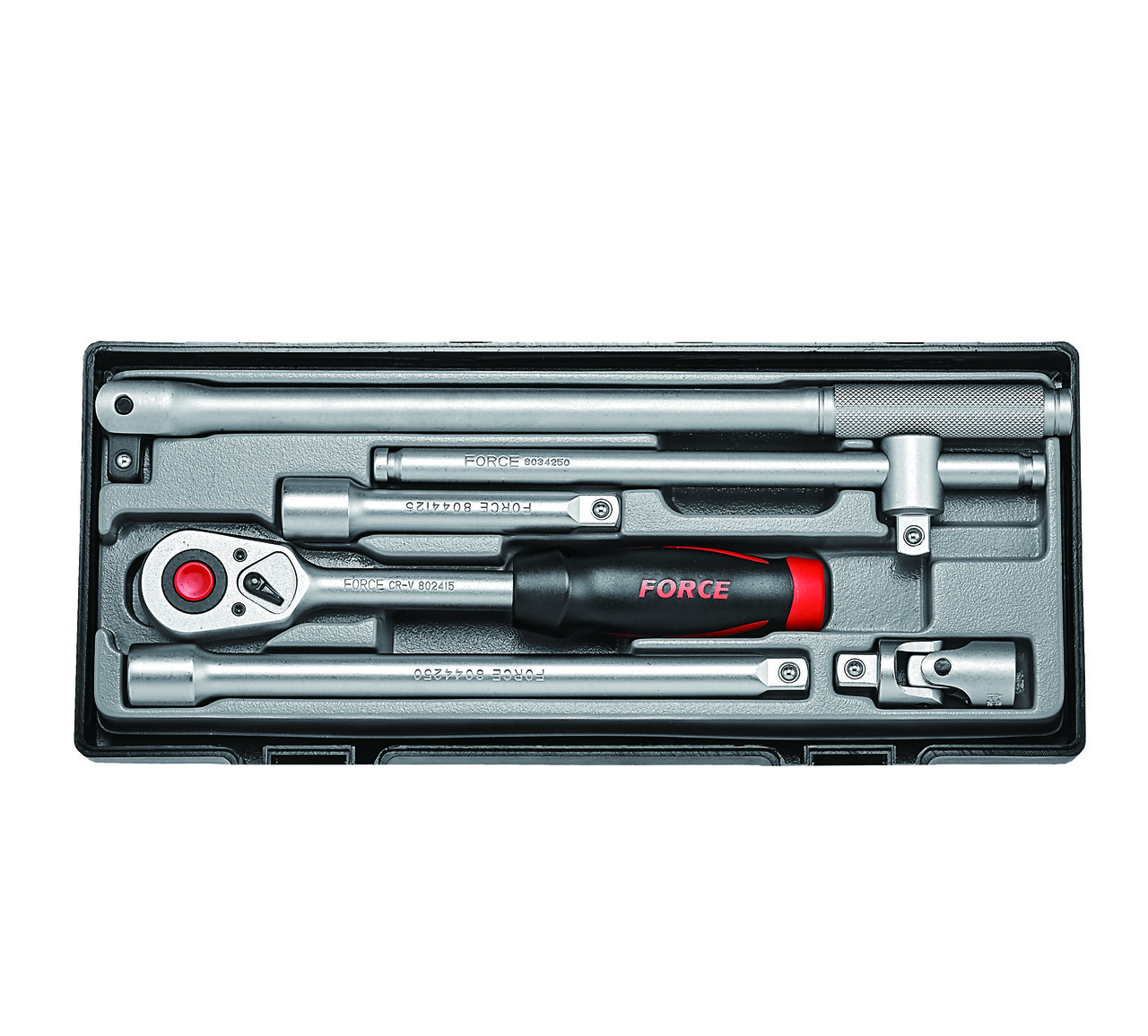 1/2" Набір інструменту 6 пр. (в ложементі) (FORCE T40612)