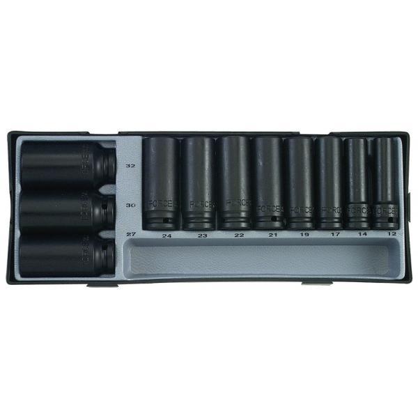 1/2" Набір головок глибоких ударних 6-г. 11пр. (FORCE T4119)