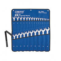Набір ключів ріжково-накидних на полотні 26 пр. (6-32 мм) (INFO 9261 I)