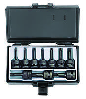 1/2" Набір головок-біт Torx ударних 10 пр. (T20-T70) (FORCE 41013)