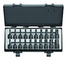 1/2" Набір головок-біт Torx і 6-гр. ударних 20 пр. (FORCE 4205)