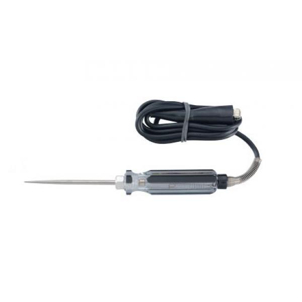 Тестер електрочеп із дротом і крокодилом 6-12 V, L = 220 (FORCE 88431)