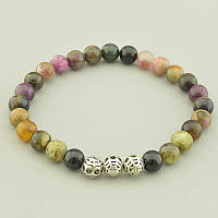 Браслет із натурального каменю Турмалін 22 см