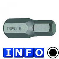 10 мм Біта 6-г. (HEX) 4 мм, L = 30 мм (INFO 9743004 I)