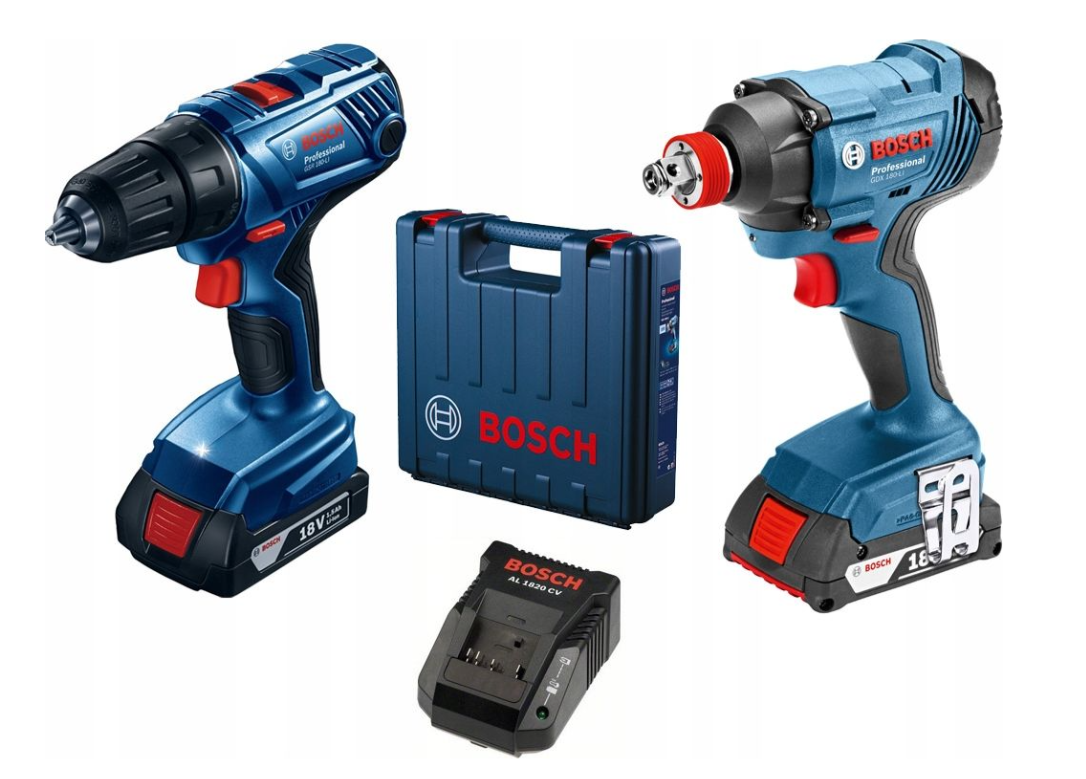 Набір електроінструменту Bosch GSR 180-Li + GDX 180-Li (06019G5222), фото 1