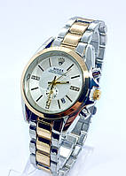 Годинник жіночий наручний Rolex (Ролекс), комбіновані з білим циферблатом ( код: IBW900SYO )