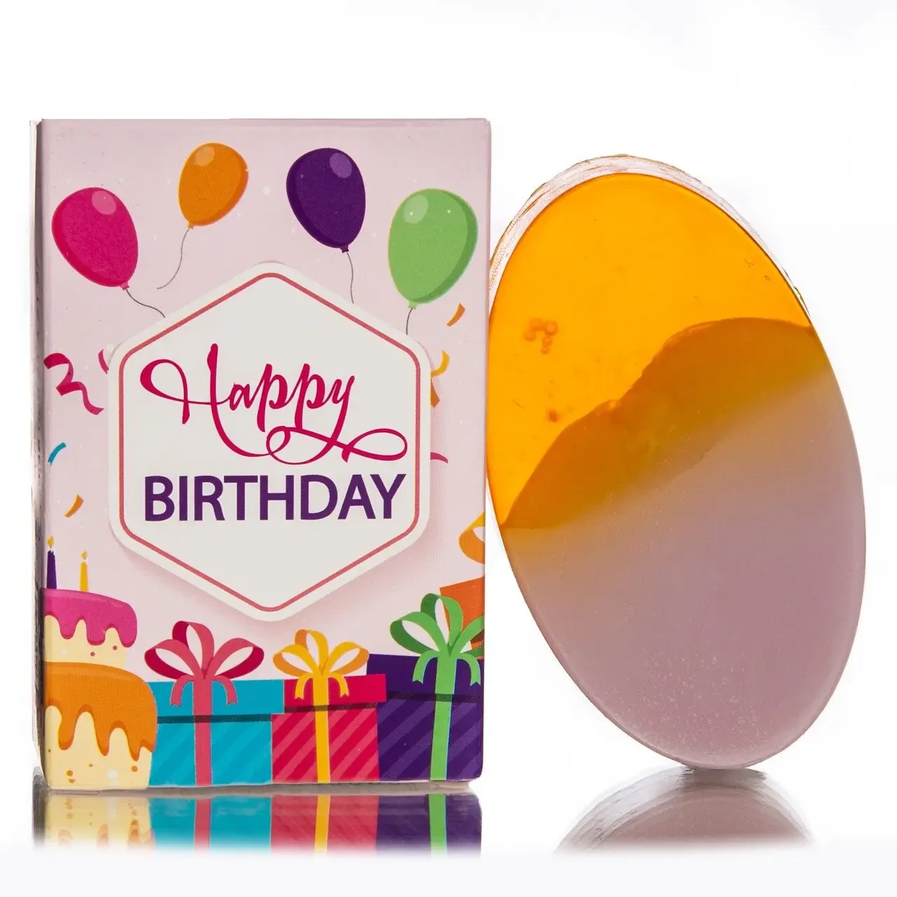 Мило-овал "Happy Birthday" 90г, 1шт