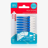 Силиконовые зубочистки Edel White Pick Sticks S синие 50 шт