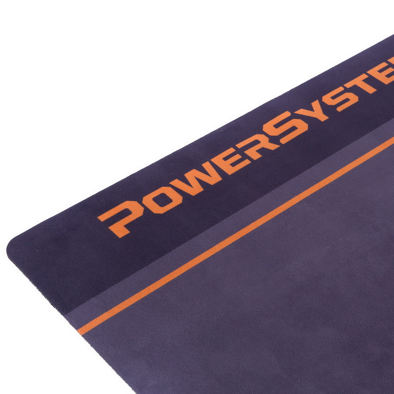 Антиковзаючий замшевий килимок для йоги "Record FI-5662-55" розмір 183x61x0,3см з фіксуючим ременем в комплекті, фото 1