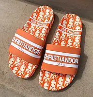 Christian Dior Slides Orange