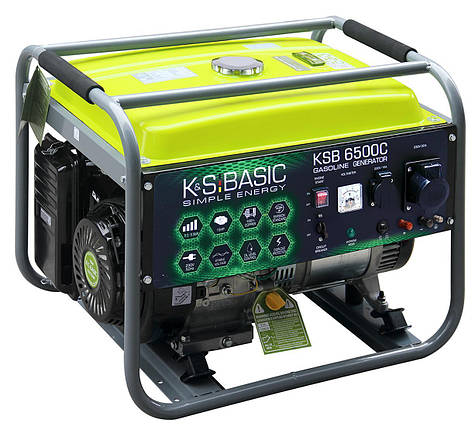 Генератор бензиновий Konner&Sohnen BASIC KSB 6500C (5 кВт), фото 1