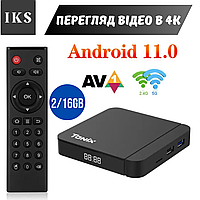 Андроїд смарт-ТВ приставка TANIX W2 2 16 Amlogic S905W2, Android 11 TV BOX Smart TV