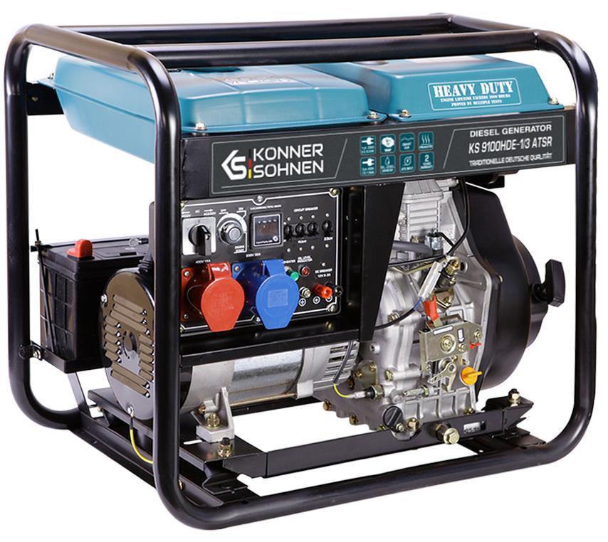 Дизельний генератор Konner&Sohnen KS 9100HDE-1/3 ATSR (EURO V)