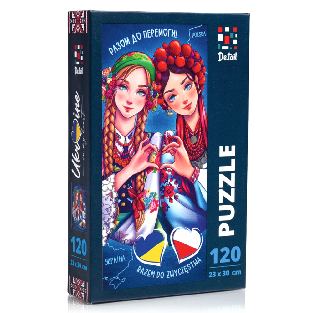 Пазли «Польща й Україна» 120 деталей De.tail Vladi Toys (5903858962078)
