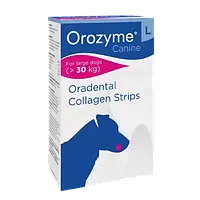 Жевательные полоски Orozyme L (Орозим) для гигиены ротовой полости для собак от 30 кг (срок до 04.25)