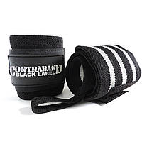 Бинти для зап'ясть (кистьові бинти) Contraband Black Label 1001 Weight Lifting Wrist Wraps (середня жорсткість, 45 см)