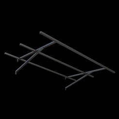 Каркас 2000х1500х500 Козирка Навіс входу до парадного, магазин, маф ККоз-07