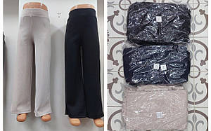 Брюки палаццо для дічинки 11-15 років. Рубчик