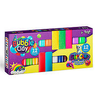 Креативна творчість "Air Clay+Bubble Clay" 12 шт+12 шт укр (12)