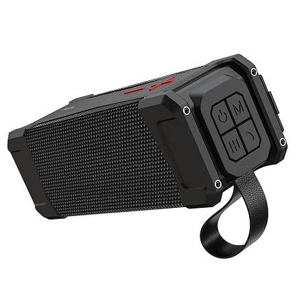 Портативна Bluetooth колонка Hoco HC6 бездротова акумуляторна FM радіо USB Чорний, фото 1