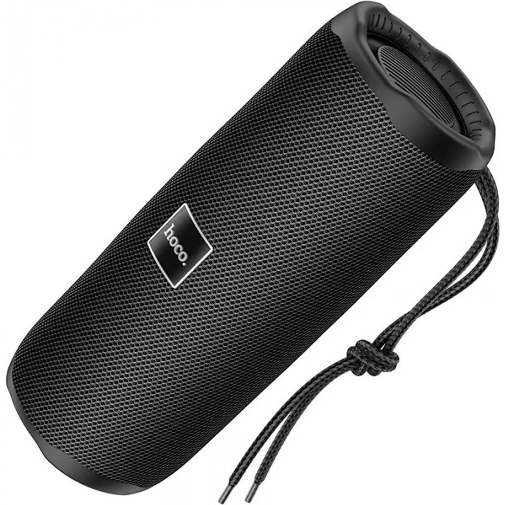 Портативна Bluetooth колонка Hoco HC16 з підсвічуванням бездротова акумуляторна FM радіо USB Чорний