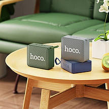 Портативна Bluetooth колонка Hoco BS51 бездротова акумуляторна FM радіо USB USB Чорний, фото 5