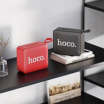 Портативна Bluetooth колонка Hoco BS51 бездротова акумуляторна FM радіо USB USB Чорний, фото 6