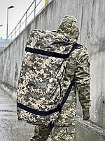 Тактический рюкзак Баул Пиксель 100 л, рюкзак для военных, прочный рюкзак, армейский рюкзак SPARK