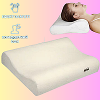Ортопедична подушка для голови розміром 50х30х10, дитячі ортопедичні подушки для сну з пам'яттю