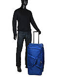 Сумка на колесах велика L синя 75х34х36см/88л/2.7кг/Madisson 214-72, фото 10