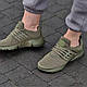 Стильные мужские летние комфортные кроссовки хаки с сеткой, зеленые, оливковые,дышащие на лето, текстиль сетка - фото 1 - id-p2194942417