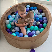 Сухой Бассейн 140 см для детей с цветными шариками в комплекте 400 шт