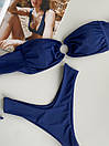 Женский купальник бандо Corsica & Fiji темно-синій, фото 6
