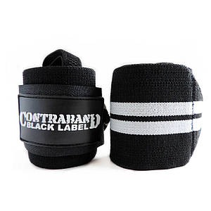 Бинти для зап'ясть (кистьові бинти) Contraband Black Label 1001 Weight Lifting Wrist Wraps (жорсткі 60 см)