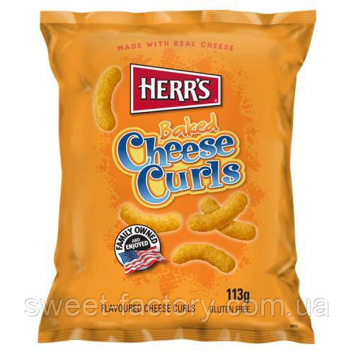 Снеки Herr's Baked Cheese Curls 113g, фото 1