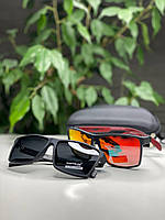 Солнечные очки CHEYSLER для мужчин с поляризацией против солнца в черной оправе