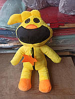 Мягкая игрушка Цыплёнок-Пинака Улыбающиеся Звери / Smiling Critters Poppy Playtime Кикинчикен Желтый 28 см
