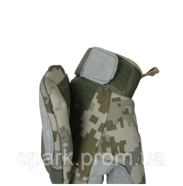 Перчатки тактические зимние Пиксель (М), перчатки утепленные, варежки беспалые SPARK - фото 7 - id-p2194907041