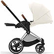 Cybex Priam 4.0 коляска 2 в 1 Off White шасі Chrome Brown, фото 7