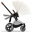 Cybex Priam 4.0 коляска 2 в 1 Off White шасі Chrome Brown, фото 8