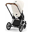 Cybex Priam 4.0 коляска 2 в 1 Off White шасі Chrome Brown, фото 9