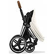 Cybex Priam 4.0 коляска 2 в 1 Off White шасі Chrome Brown, фото 10