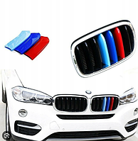 Накладки на ноздри решетки радиатора BMW E70M 2006- M Накладки на решетку радиатора БМВ Е70М 06-