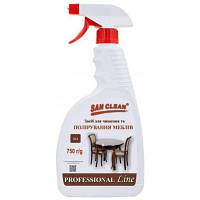 Средство для ухода за мебелью San Clean Prof Line для чистки и полировки мебели 750 г (4820003544082)