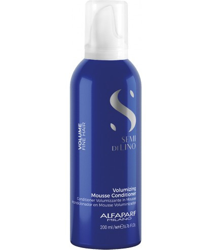 Кондиціонер-мус для обсягу Alfaparf Semi Di Lino Volume Volumizing Mousse Conditioner 200 мл