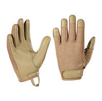 Перчатки тактические M-Tac Police (L) Хаки, удобные, прочные перчатки AURA