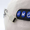 Подушка масажер для шиї U-Shaped Upgrade Vibration Pillow, від USB / Акумуляторний масажер з пам'яттю, фото 8